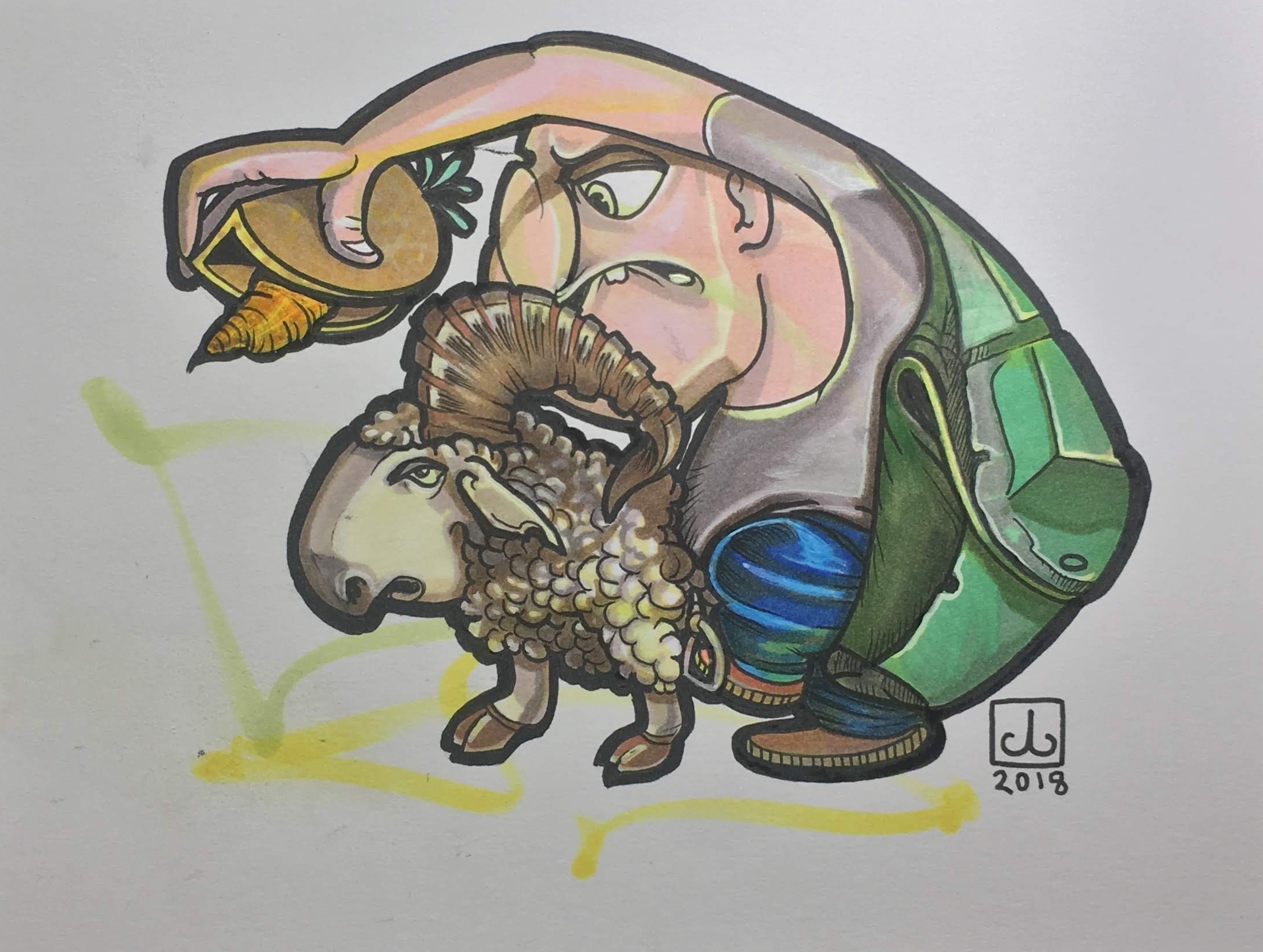 Illustration by Jimmy Bell, piece 5